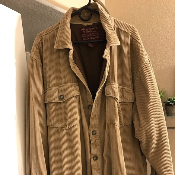 Abercrombie & Fitch Other - Abercrombie & Fitch Tan Corduroy Jacket